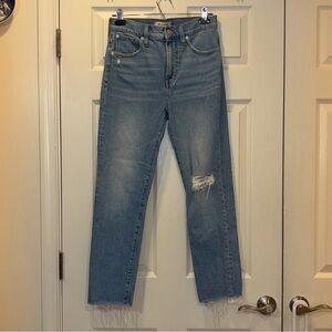 Madewell Women’s The Perfect Vintage Jeans Distressed Size 26